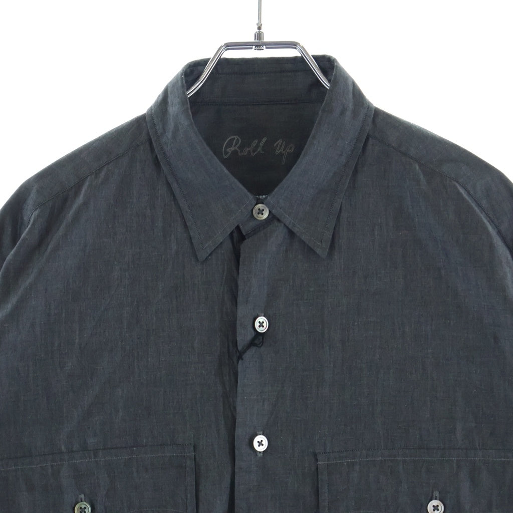 Porter Classic(ポータークラシック) 26SS ROLL UP SHIRT SUVIN GOLD SUPREME 140/2 スビンゴールド 長袖ロールアップシャツ
