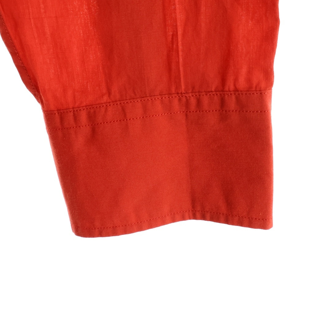 AURALEE(オーラリー) 26SS SUPER FINE COTTON LAWN SHIRT スーパーファインコットンローン 長袖ボタンシャツ レディース レッド A26SS03CL
