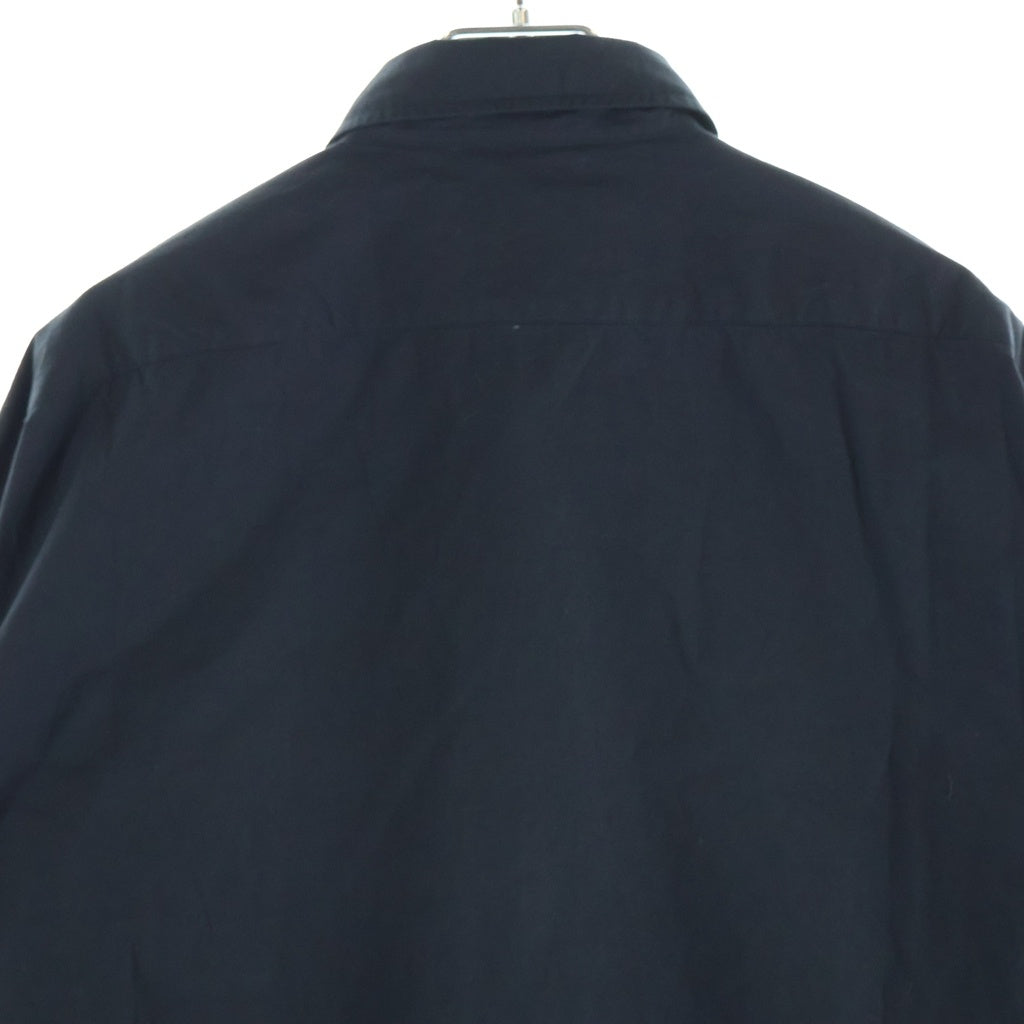 Porter Classic(ポータークラシック) 26SS ROLL UP TRAVELER'S SHIRT ロールアップ トラベーラズ 長袖ボタンシャツ ブラック PC-016-3983