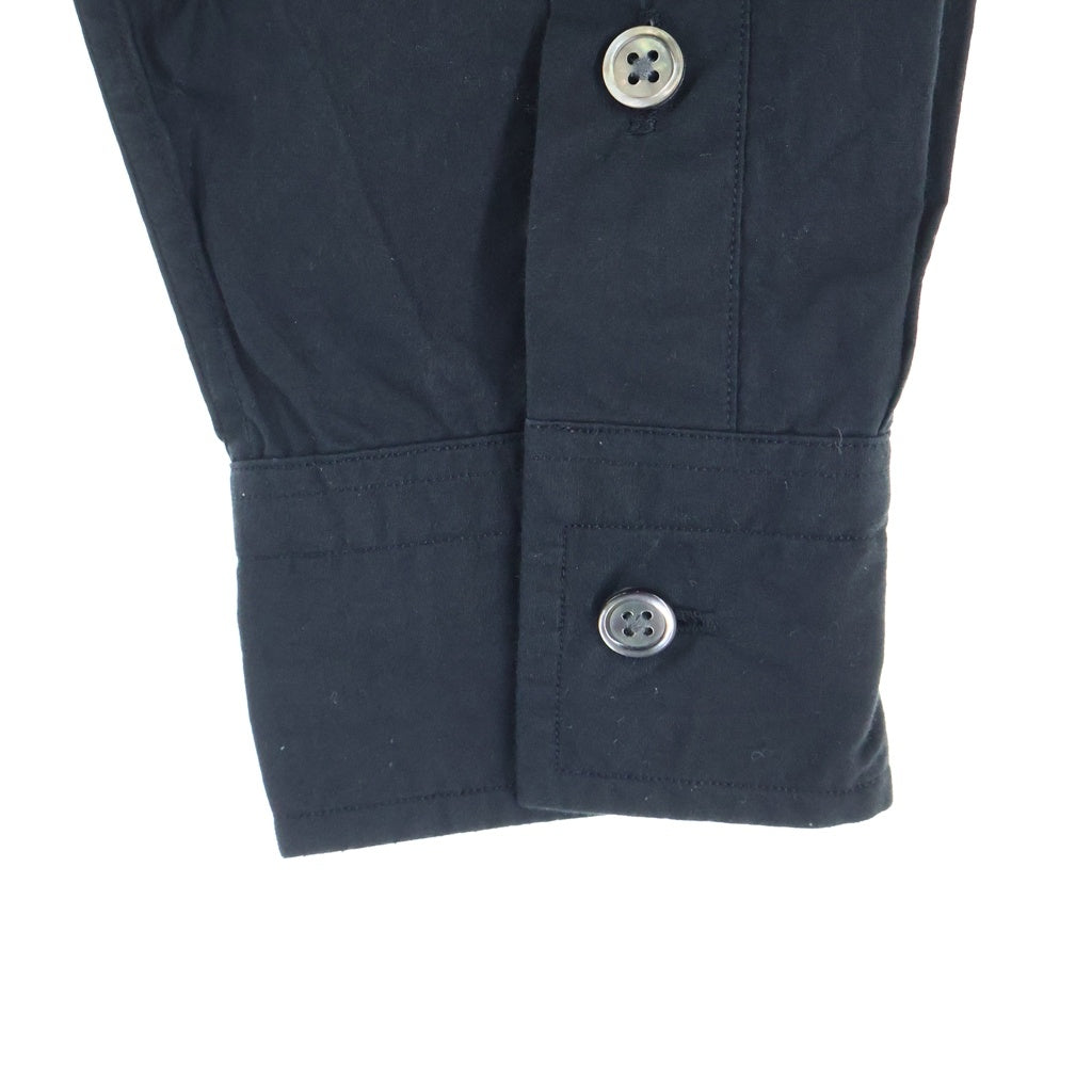 Porter Classic(ポータークラシック) 26SS ROLL UP TRAVELER'S SHIRT ロールアップ トラベーラズ 長袖ボタンシャツ ブラック PC-016-3983