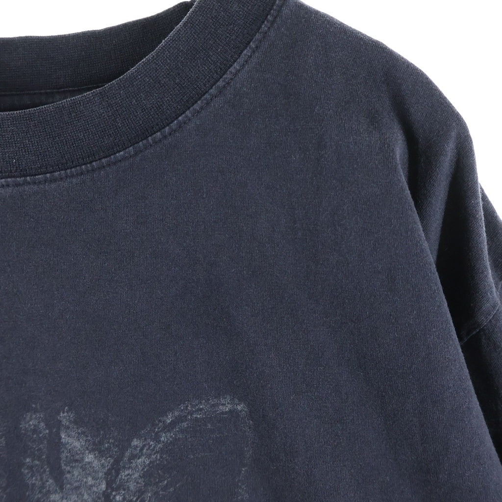 BALENCIAGA(バレンシアガ) KITTY CAT T-SHIRT MEDIUM-FIT キティキャット ミディアムフィット アートプリントTシャツ 半袖クルーネックカットソー レディース ブラック 850990 TTVC4