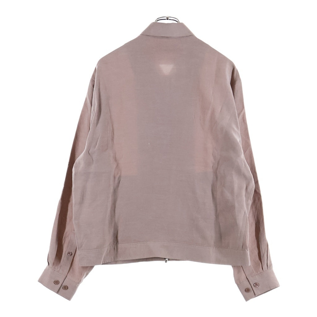 KITH(キス) 26SS CUPRO LINEN CONNOR BLOUSON JACKET キュプロリネン コナー ブルゾンジャケット ピンク KHM011257