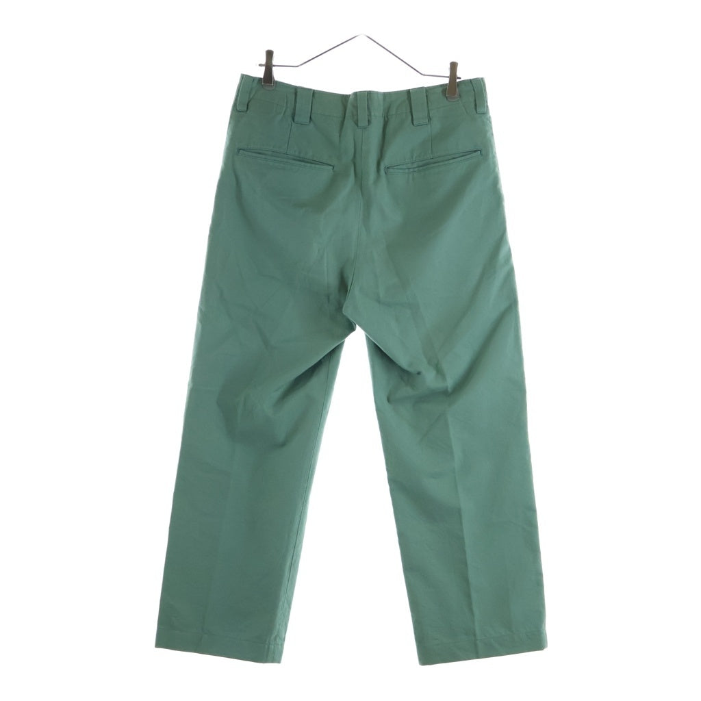 VISVIM(ヴィスヴィム) 23SS FIELD CHINO PANTS フィールド ボタンフライ ストレートチノパンツ グリーン 0123105008003