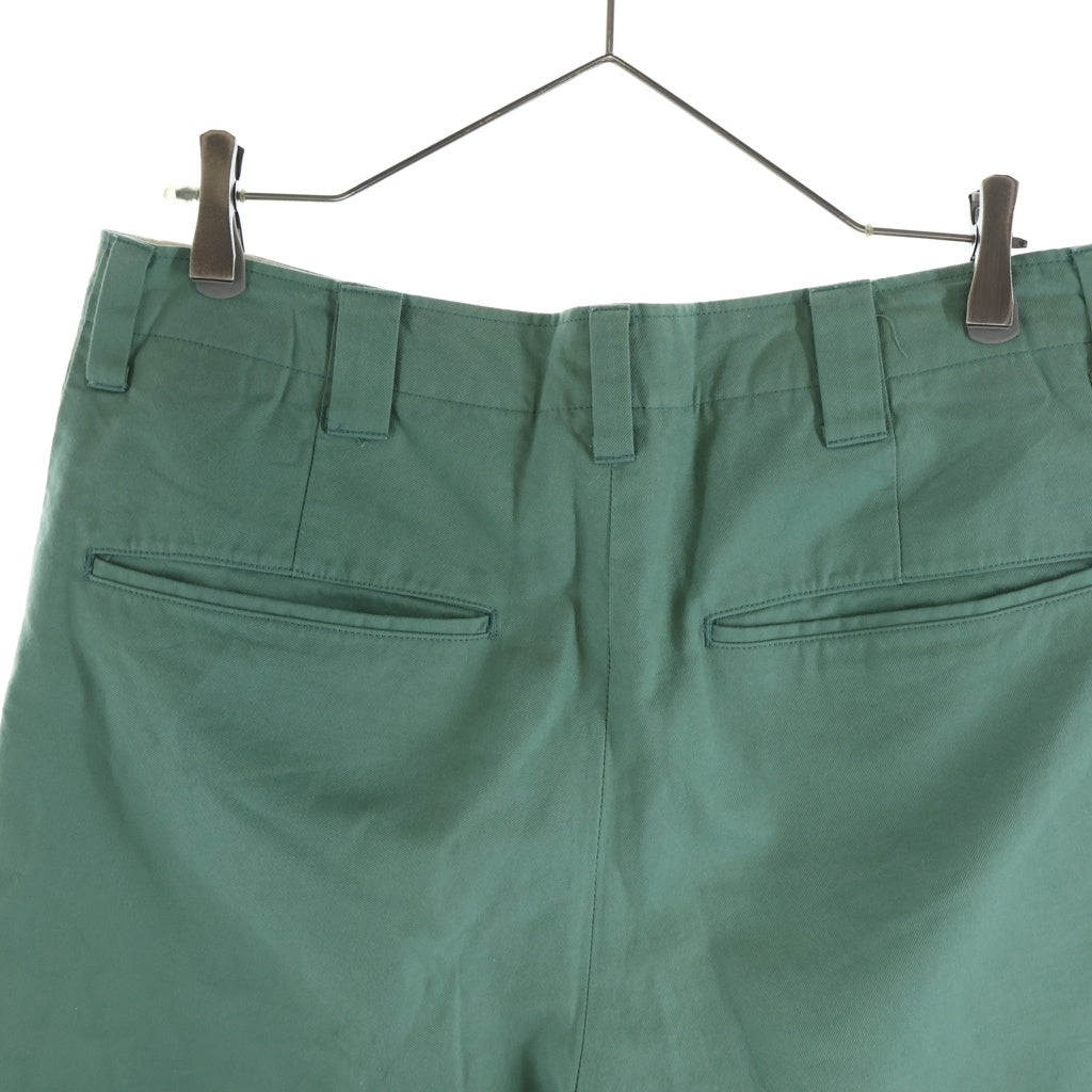 VISVIM(ヴィスヴィム) 23SS FIELD CHINO PANTS フィールド ボタンフライ ストレートチノパンツ グリーン 0123105008003