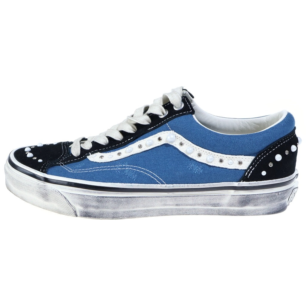 VANS(ヴァンズ) LX OLD SKOOL 36 PEARLIZED PACK プレミアム オールドスクール36 パールライズド ユーズド加工 ローカットスニーカー ブルー/ブラック US9/27cm VN000E8VYA6