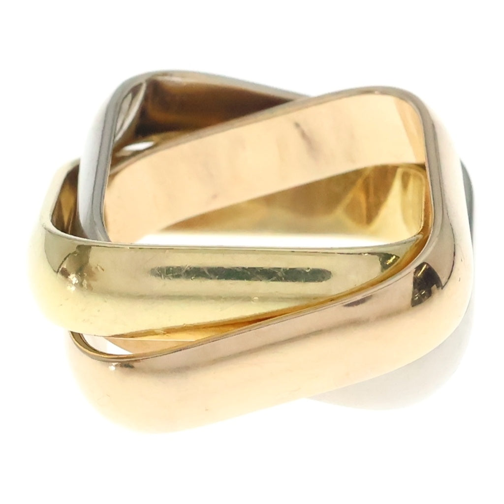 Cartier(カルティエ) K18WG/K18YG/K18PG トリニティ クッションリング LM ラージモデル 指輪 ゴールド