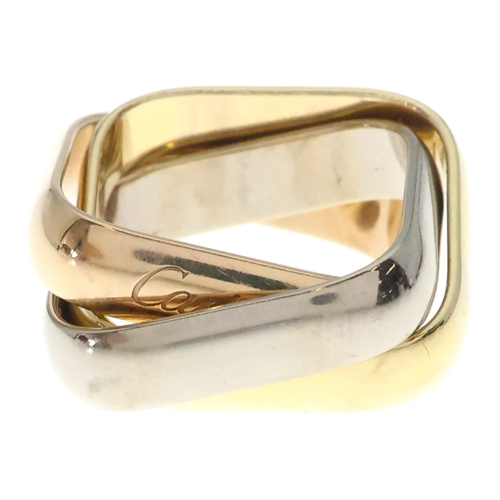 Cartier(カルティエ) K18WG/K18YG/K18PG トリニティ クッションリング LM ラージモデル 指輪 ゴールド