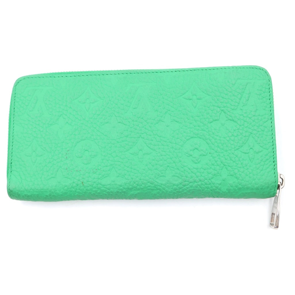LOUIS VUITTON(ルイヴィトン) トリヨン モノグラム ジッピーウォレット ホリゾンタル 長財布 グリーン RFID M25851