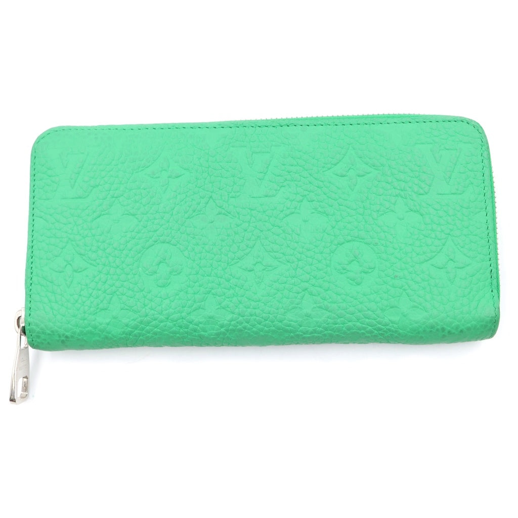 LOUIS VUITTON(ルイヴィトン) トリヨン モノグラム ジッピーウォレット ホリゾンタル 長財布 グリーン RFID M25851