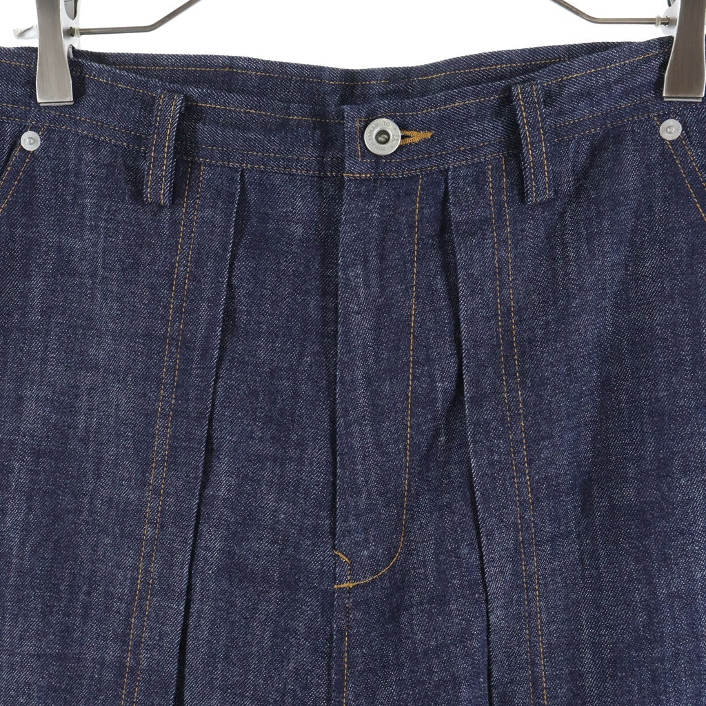 Y's(ワイズ) 21AW 8OZ DENIM LONG STRAIGHT PANTS 80オンス ロング ストレートデニムパンツ レディース インディゴ YX-P99-027