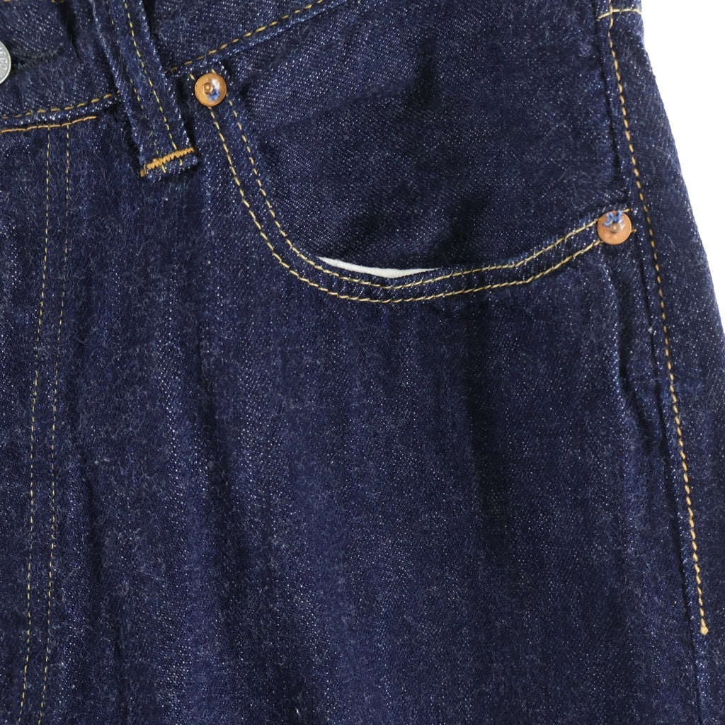 FULLCOUNT(フルカウント) WIDE DENIM SUPER SMOOTH スーパー スムース ボタンフライ ワイドデニムパンツ インディゴ 0105SS 0205SS