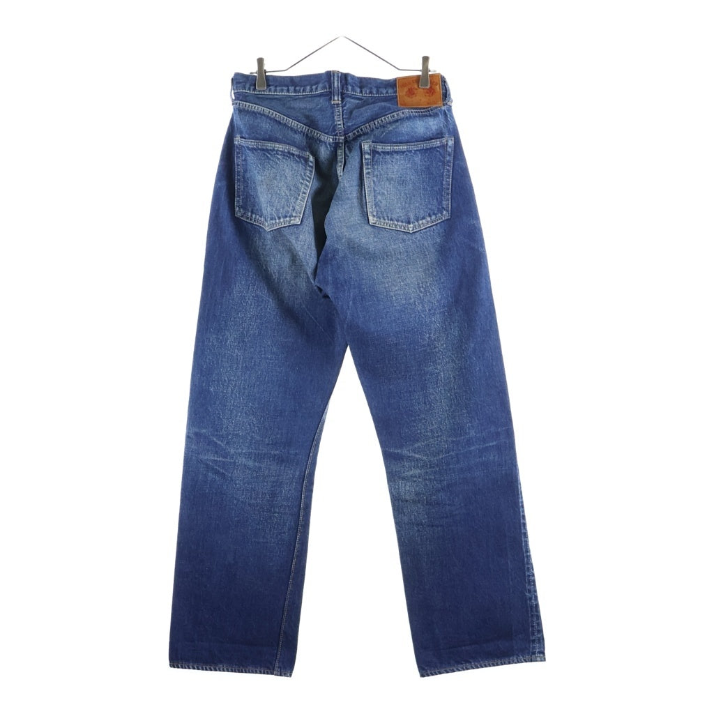 FULLCOUNT(フルカウント) WIDE DENIM ボタンフライ ワイドデニムパンツ インディゴ 0105