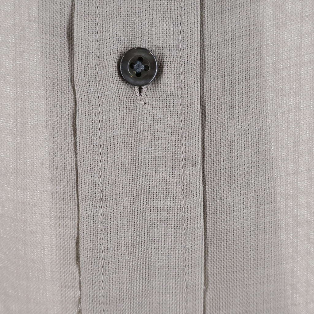 JUHA(ユハ) SHEER SHARKSKIN LS SHIRT シアー 長袖シャツ ベージュ 10210702-3