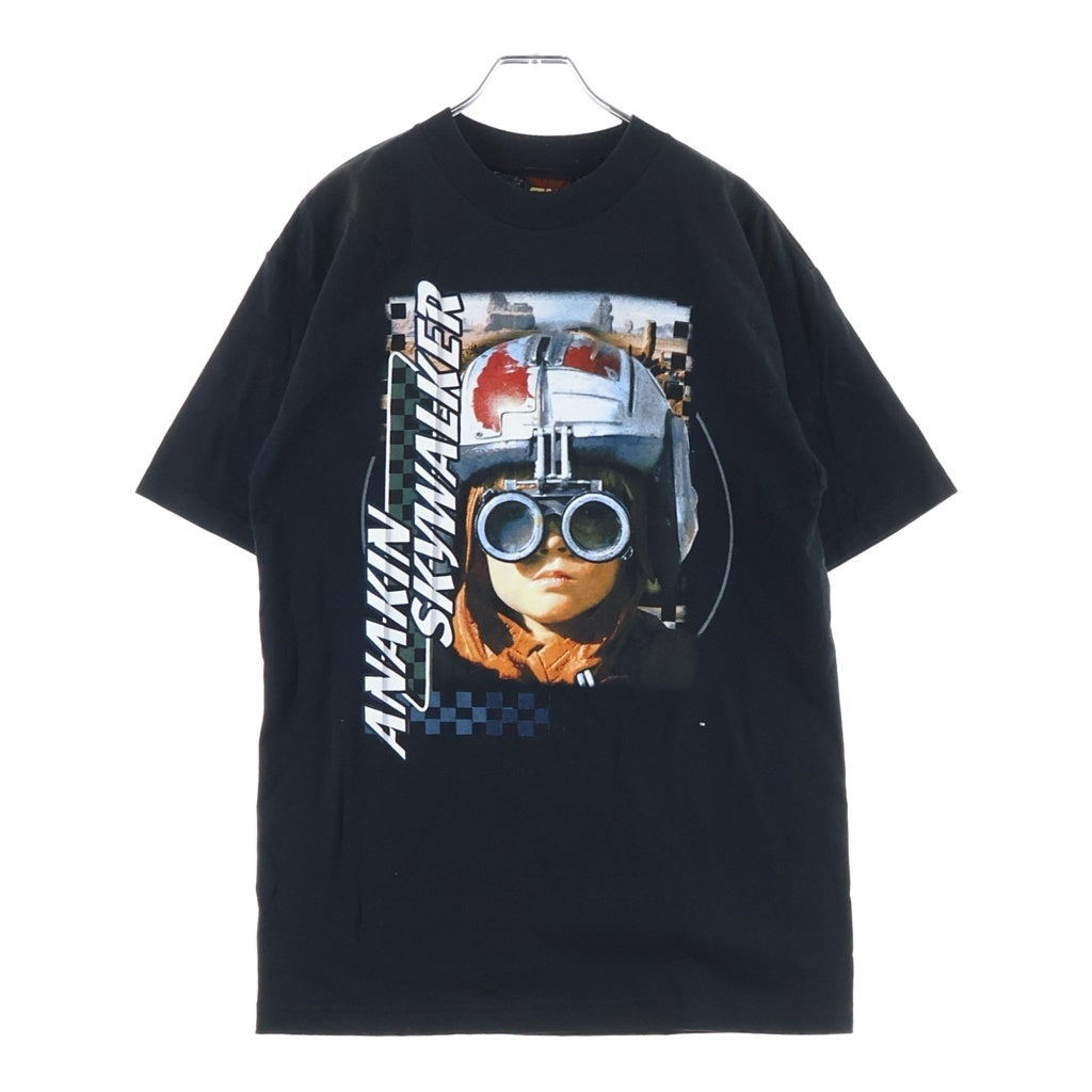 VINTAGE(ヴィンテージ) 90S VINTAGE STARWARS ANAKINSKYWALKER ヴィンテージ アナキンスカイウォーカー グラフィックプリント クルーネックTシャツ カットソー ブラック