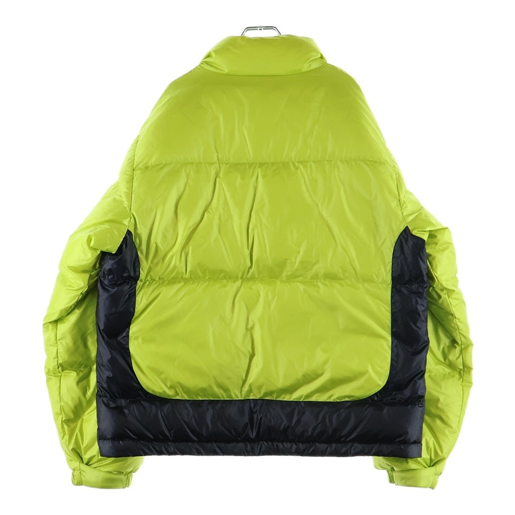 HUF(ハフ) 23AW PERTEX DOWN JACKET パーテックス ロゴパッチ ジップアップダウンジャケット グリーン/ブラック