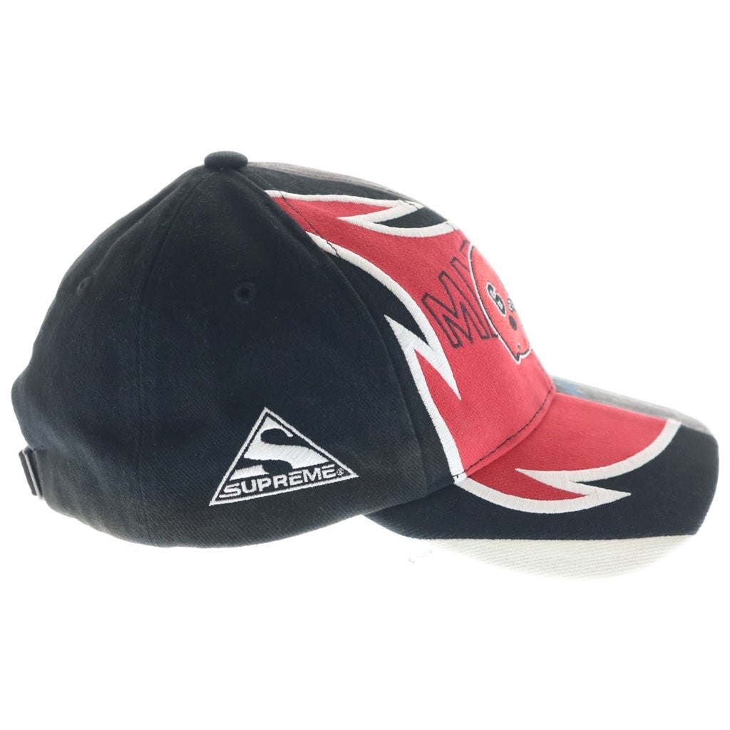 SUPREME(シュプリーム) 26SS ×MM6 Maison Margiela Split 6-Panel Cap エムエムシックスメゾンマルジェラスプリット 6パネル ベースボールキャップ 帽子 ブラック