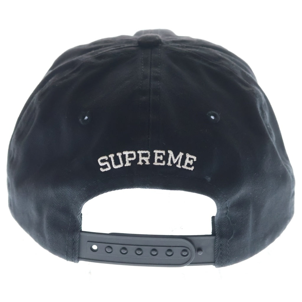 SUPREME(シュプリーム) 25AW ×Number (N)ine 6-Panel ナンバーナイン スカルパッチ 6パネルキャップ 帽子 ブラック