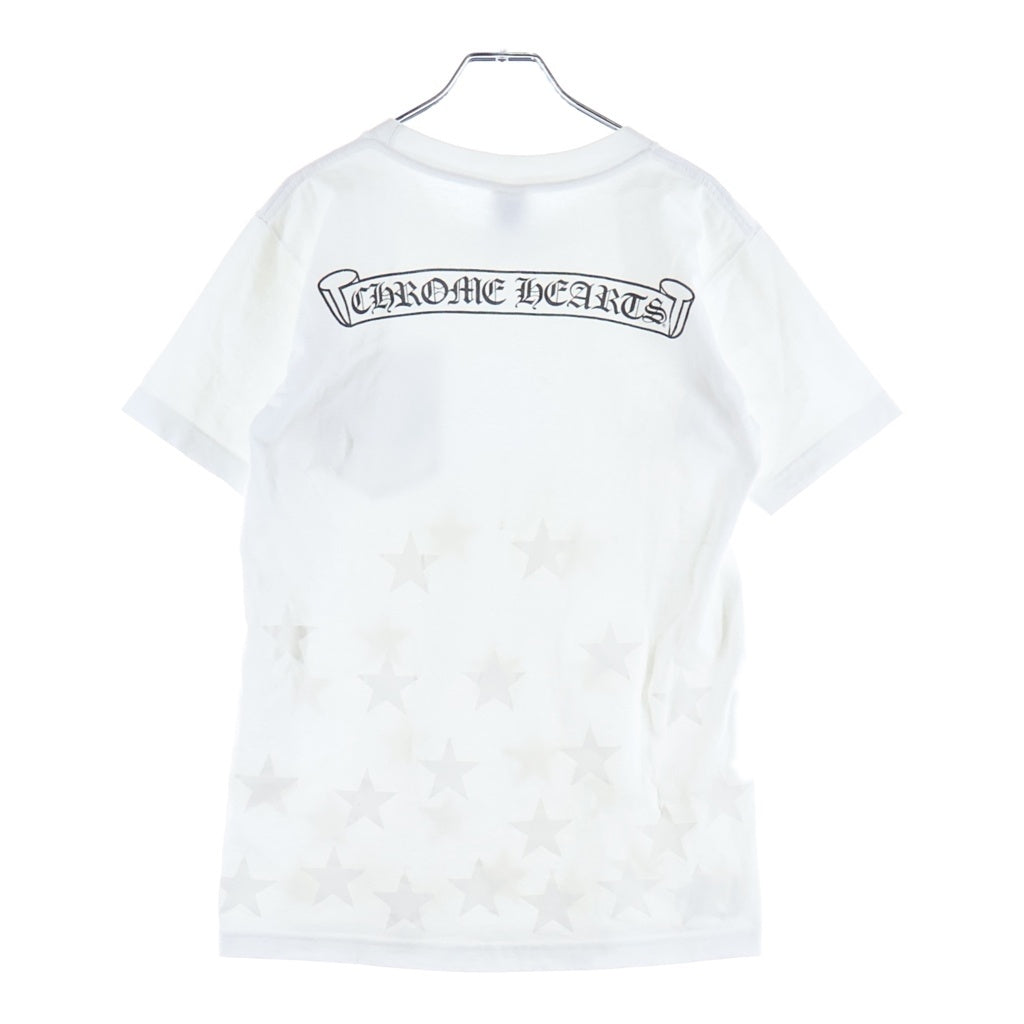 CHROME HEARTS(クロムハーツ) OLD S/S TEE オールド スタープリント バックスクロールラベル 半袖Tシャツカットソー ホワイト