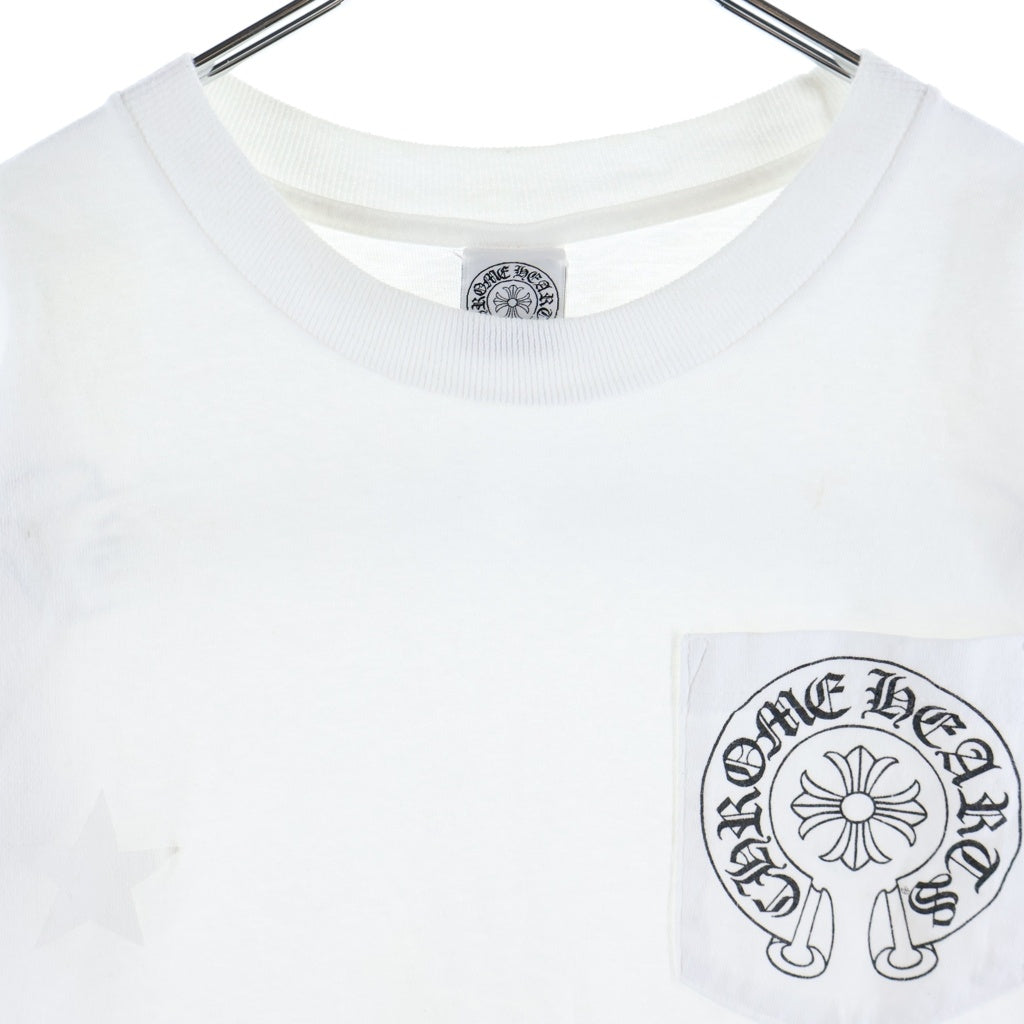 CHROME HEARTS(クロムハーツ) OLD S/S TEE オールド スタープリント バックスクロールラベル 半袖Tシャツカットソー ホワイト