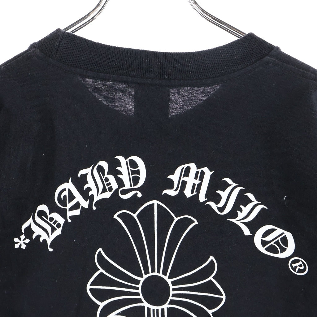 CHROME HEARTS(クロムハーツ) ×A BATHING APE BABY MILO HORSESHOE TEE アベイシングエイプ ベイビーマイロ ホースシュー クルーネック半袖Tシャツ カットソー ブラック