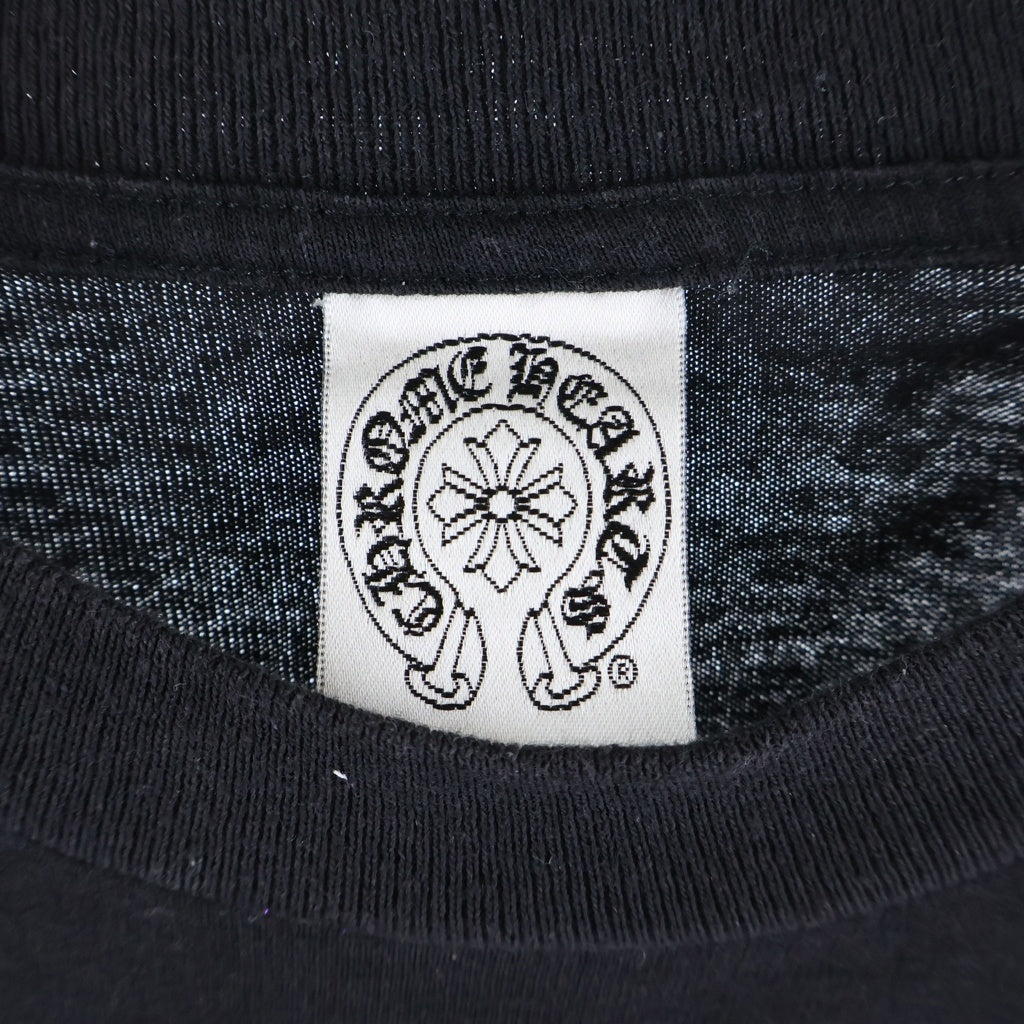 CHROME HEARTS(クロムハーツ) ×A BATHING APE BABY MILO HORSESHOE TEE アベイシングエイプ ベイビーマイロ ホースシュー クルーネック半袖Tシャツ カットソー ブラック