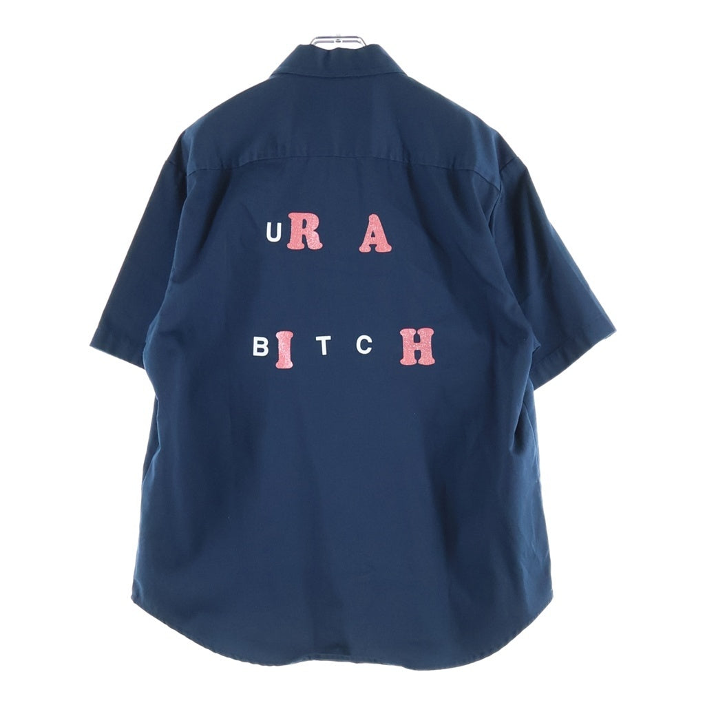 SUPREME(シュプリーム) 25SS Bitch S/S Work Shirt ビッチ 半袖ワークシャツ ネイビー