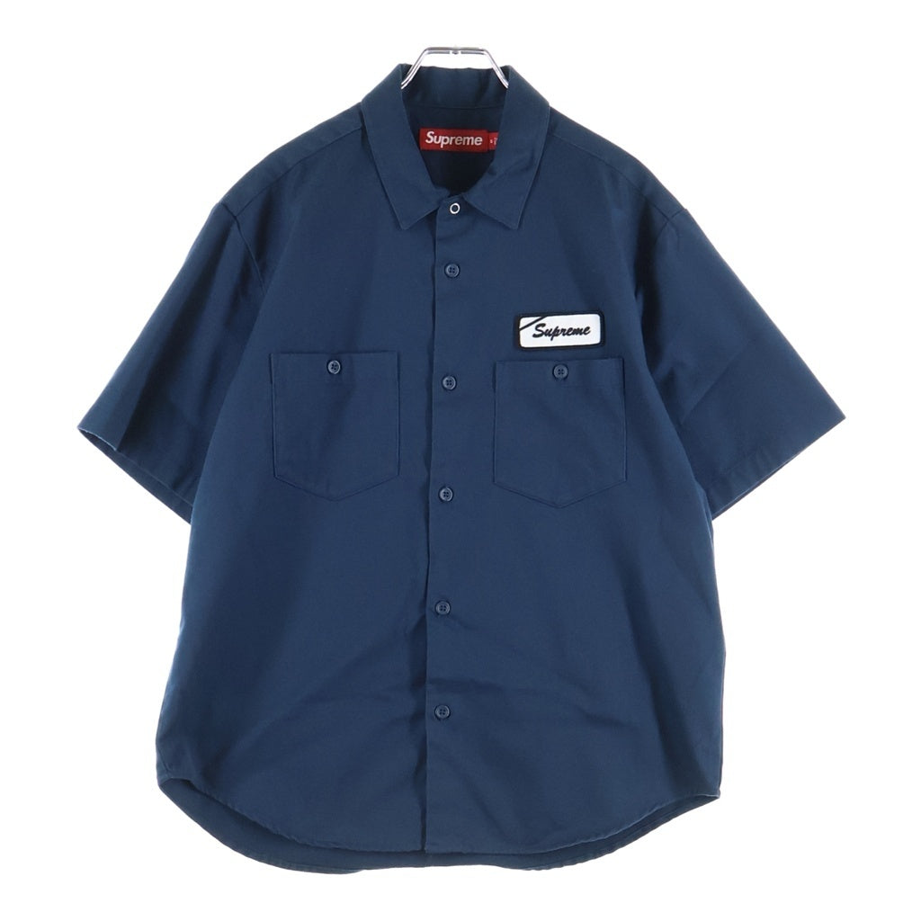 SUPREME(シュプリーム) 25SS Bitch S/S Work Shirt ビッチ 半袖ワークシャツ ネイビー