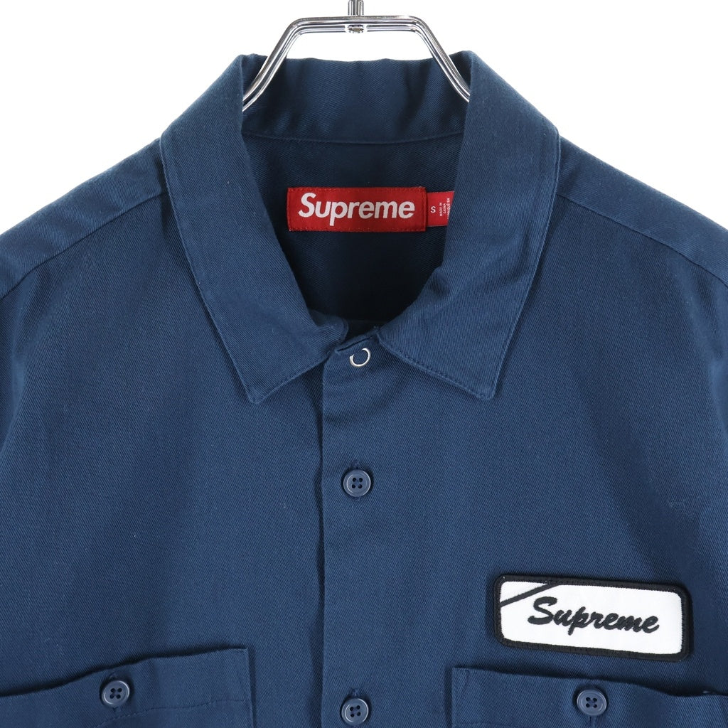 SUPREME(シュプリーム) 25SS Bitch S/S Work Shirt ビッチ 半袖ワークシャツ ネイビー