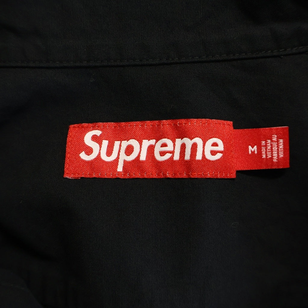 SUPREME(シュプリーム) 26SS Cigarette S/S Shirt バックシガレット刺繍半袖シャツ ブラック