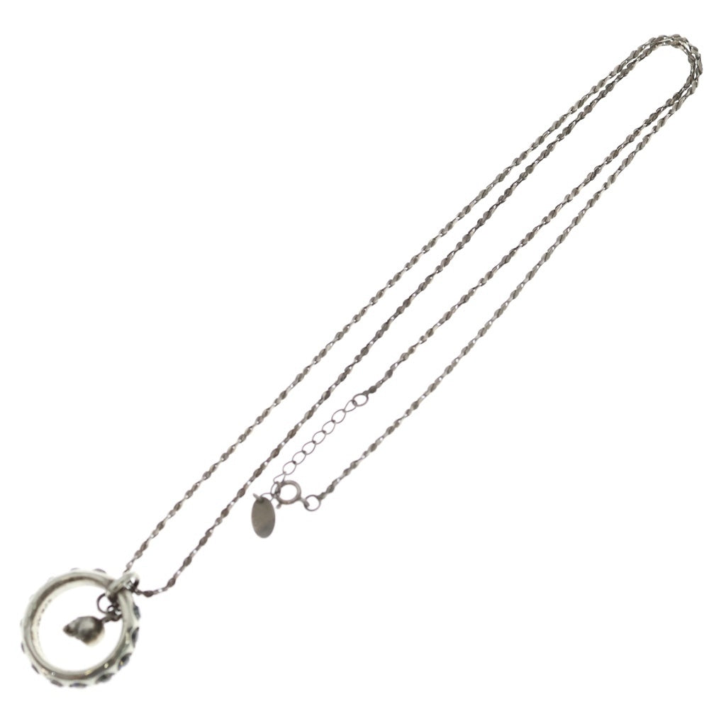 HYSTERIC GLAMOUR(ヒステリックグラマー) スカルモチーフ リングトップ チェーンネックレス シルバー