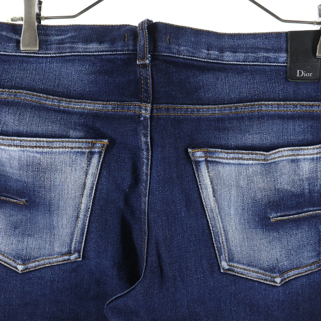 Dior HOMME(ディオールオム) SKINY DENIM PANTS ウォッシュ加工 スキニーデニムパンツ インディゴ 863DS11T164X