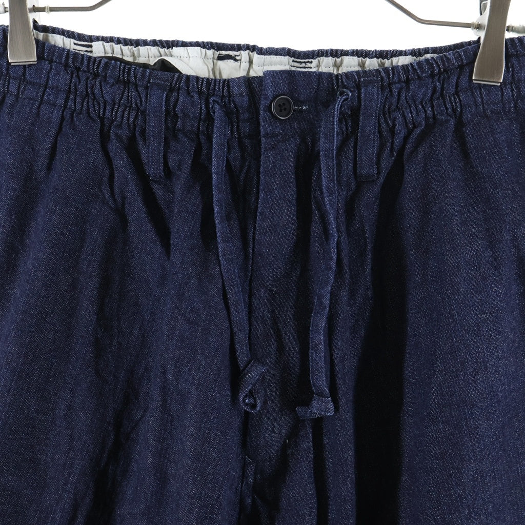 Yohji Yamamoto POUR HOMME(ヨウジヤマモト プールオム) 19SS G-サルエルP8OZデニム バルーンサルエルパンツ インディゴ HH-P86-022