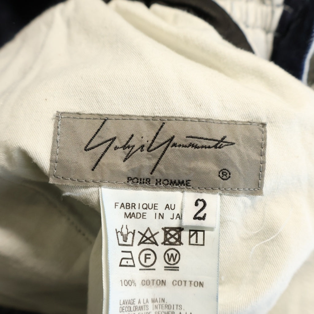 Yohji Yamamoto POUR HOMME(ヨウジヤマモト プールオム) 19SS G-サルエルP8OZデニム バルーンサルエルパンツ インディゴ HH-P86-022