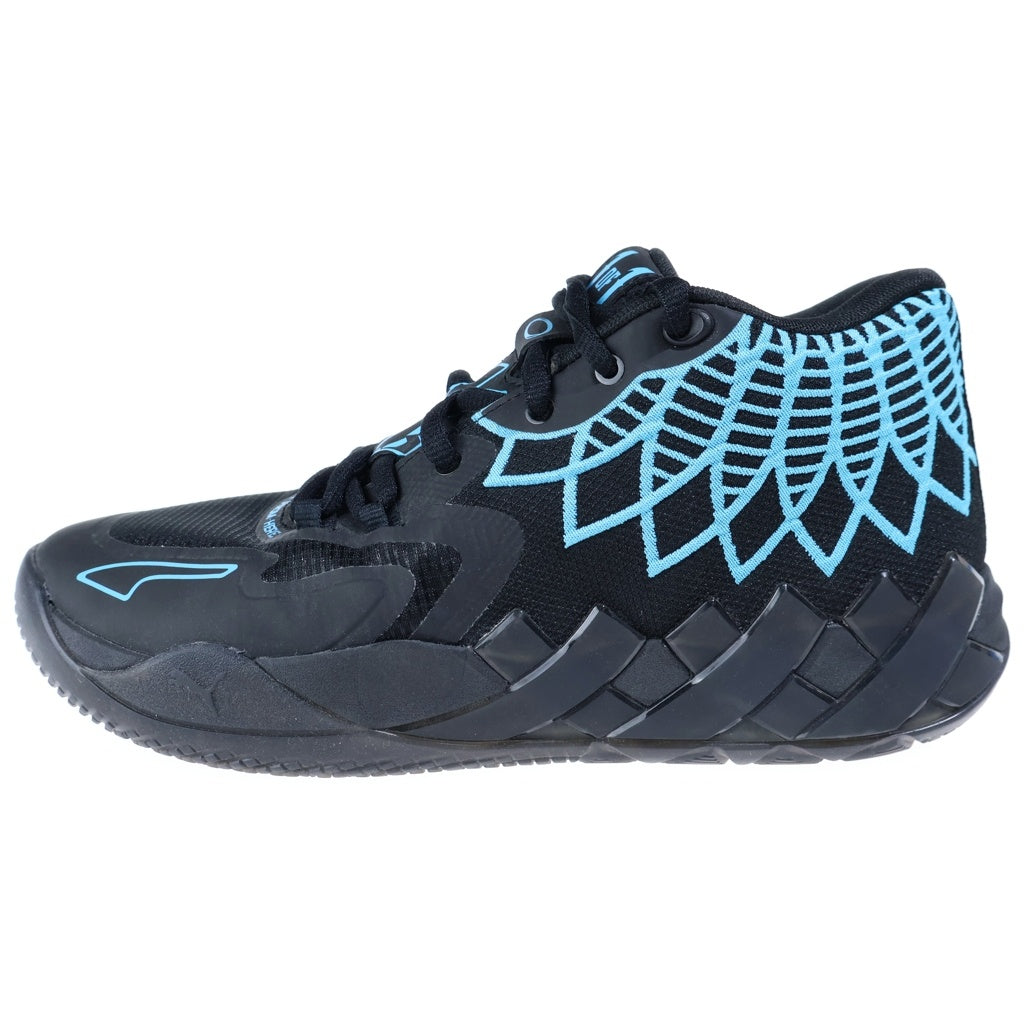 PUMA(プーマ) MB01 BUZZ CITY バズシティー ハイカットスニーカー ブラック/ライトブルー US10/28cm 376443-13
