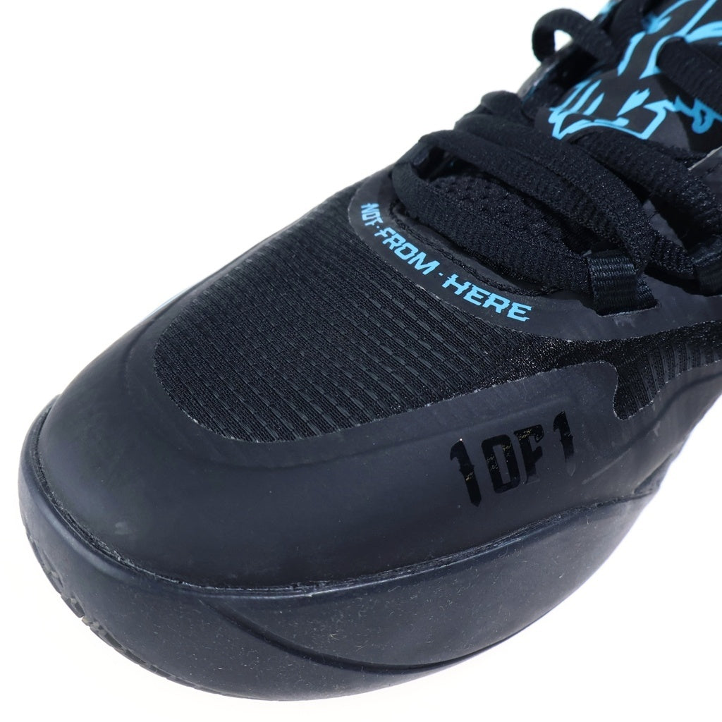 PUMA(プーマ) MB01 BUZZ CITY バズシティー ハイカットスニーカー ブラック/ライトブルー US10/28cm 376443-13