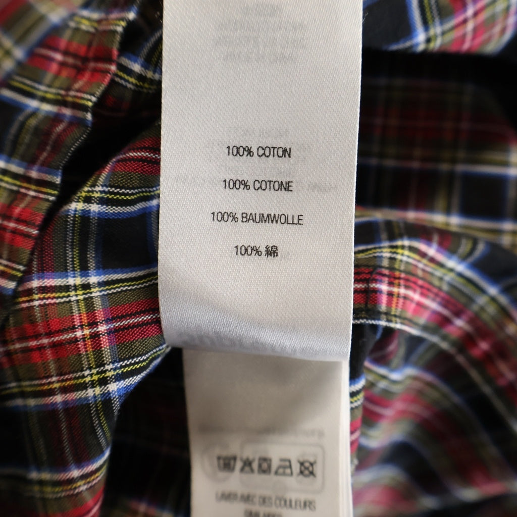 SUPREME(シュプリーム) 24SS Loose Fit Mini Plaid S/S Shirt ルーズ フィット ミニ プレイド チェック 半袖シャツ レッド