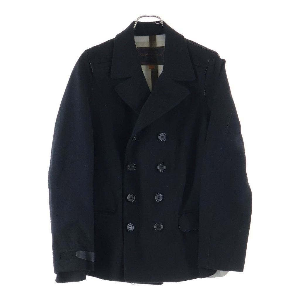 UNDERCOVER(アンダーカバー) 07AW 無題期 ジップアップ ウール Pコート ブラック 7A226-C3