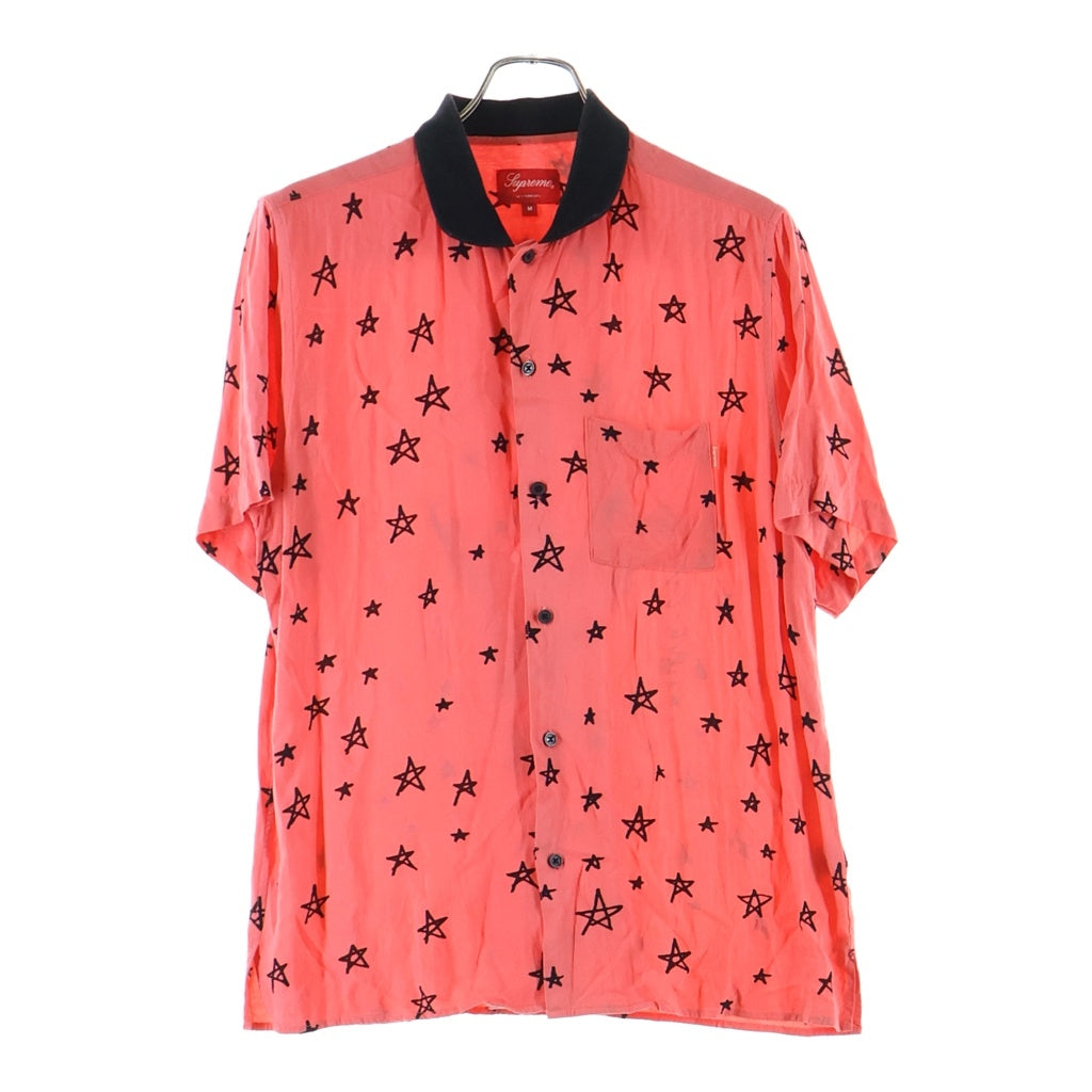 SUPREME(シュプリーム) 18SS Devil Rayon Shirt デビルレーヨン 半袖シャツ ピンク