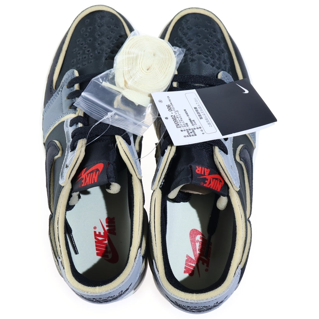 NIKE(ナイキ) AIR JORDAN 1 RETRO LOW OG EX エアジョーダン1 レトロ ハイカットスニーカー グレー US9/27cm DV0982-006
