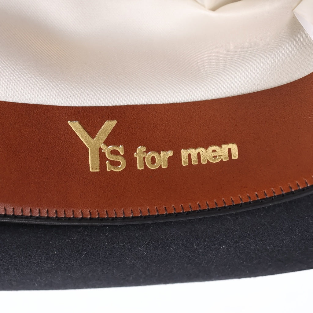 Y's for men(ワイズフォーメン) ×STETSON WHIPPET STANDARD VERSION ウィペット スタンダード バージョン ラピッドファーハット 帽子 ブラック MO-H11-160