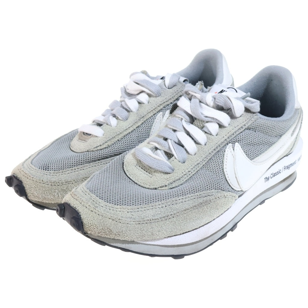NIKE(ナイキ) ×FRAGMENT DESIGN ×SACAI LD WAFFLE フラグメントデザイン サカイ ワッフル ローカットスニーカー グレー/ホワイト US7/25cm DH2684-001