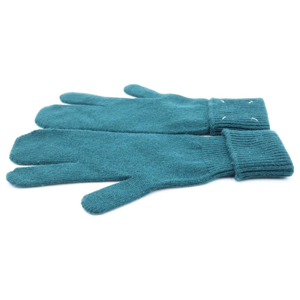 Maison Margiela(メゾンマルジェラ) TABI GLOVES タビ 4ステッチ カシミヤ混 ウールグローブ 手袋 グリーン S51TS0042 S17480
