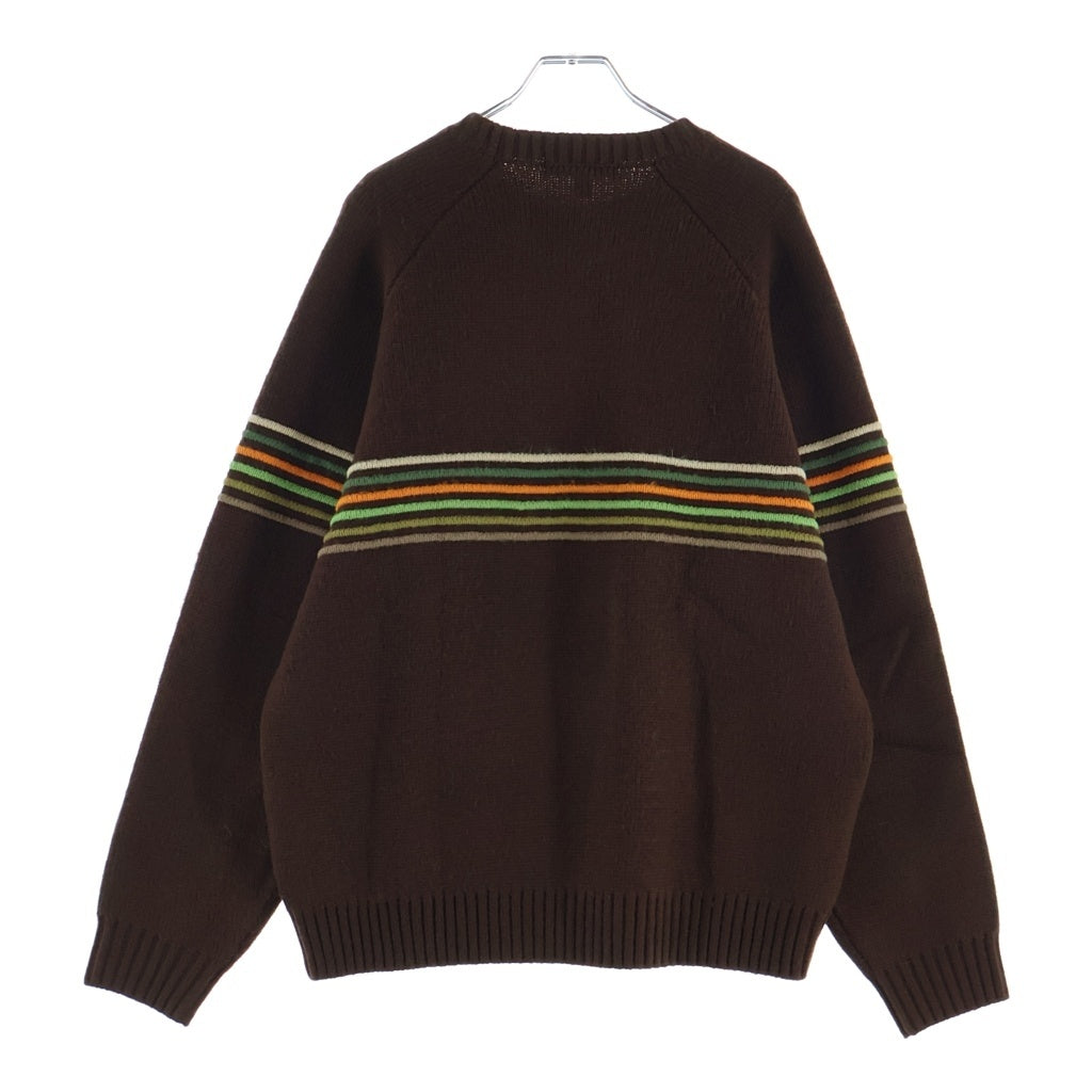 SUPREME(シュプリーム) 26SS Raised Stripe Sweater ラインズドストライプニットスウェット セーター ブラウン