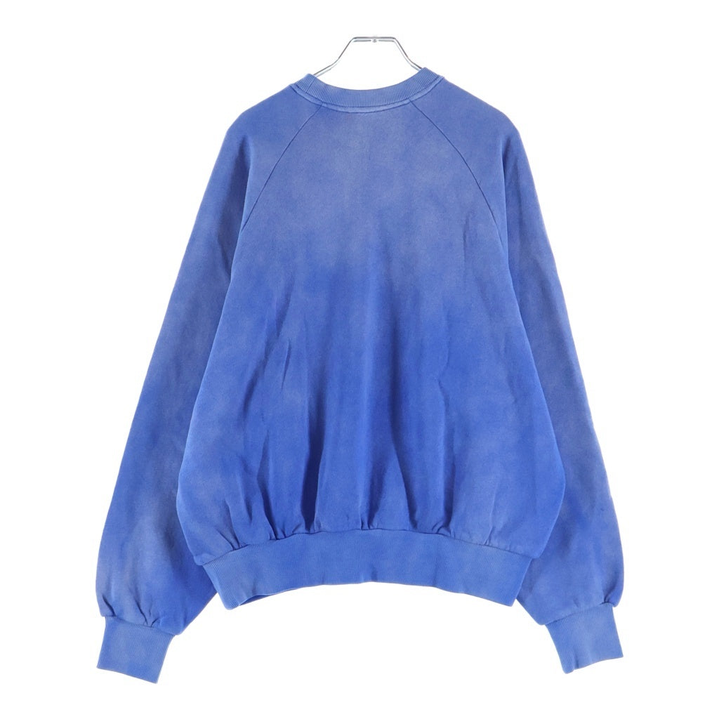 FARAH(ファーラー) Vintage Crewneck Sweatshirt ヴィンテージ加工 クルーネックスウェット トレーナー ブルー FR0601-M3001