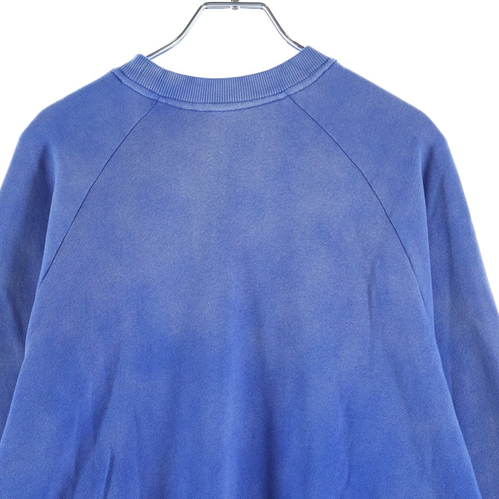 FARAH(ファーラー) Vintage Crewneck Sweatshirt ヴィンテージ加工 クルーネックスウェット トレーナー ブルー FR0601-M3001