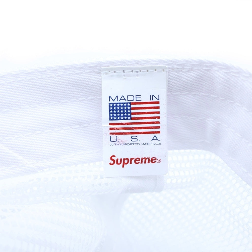 SUPREME(シュプリーム) 26SS Raffia Mesh Back 5 Panel ラフィア ウッドランドカモ メッシュバック 5パネルキャップ 帽子 グリーン