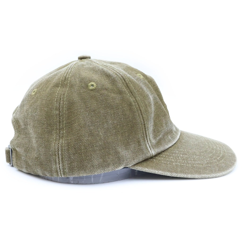 SUPREME(シュプリーム) 25AW Pigment Coated Canvas S Logo 6 Panel ピグメント コーテッドキャンバス Sロゴ 6パネルキャップ 帽子 オリーブ