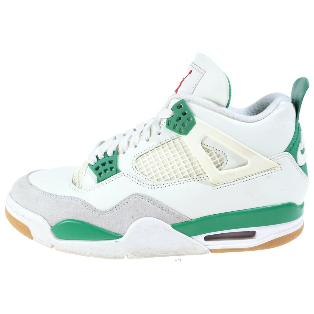 NIKE(ナイキ) AIR JORDAN 4 RETRO SP PINE GREEN エアジョーダン4 レトロ パイングリーン ハイカットスニーカー ホワイト/グリーン US9/27cm DR5415-103