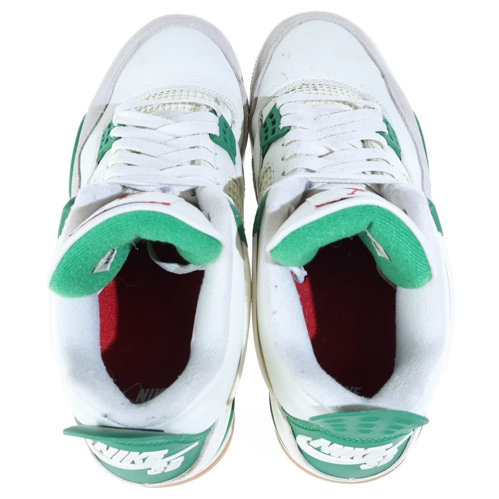 NIKE(ナイキ) AIR JORDAN 4 RETRO SP PINE GREEN エアジョーダン4 レトロ パイングリーン ハイカットスニーカー ホワイト/グリーン US9/27cm DR5415-103