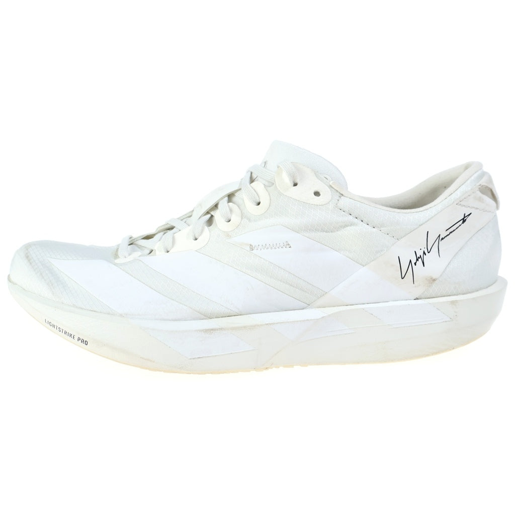 Y-3(ワイスリー) ADIZERO ADIOS アディゼロ アディオス ローカットランニングシューズ ホワイト US8.5/26.5cm JR6653